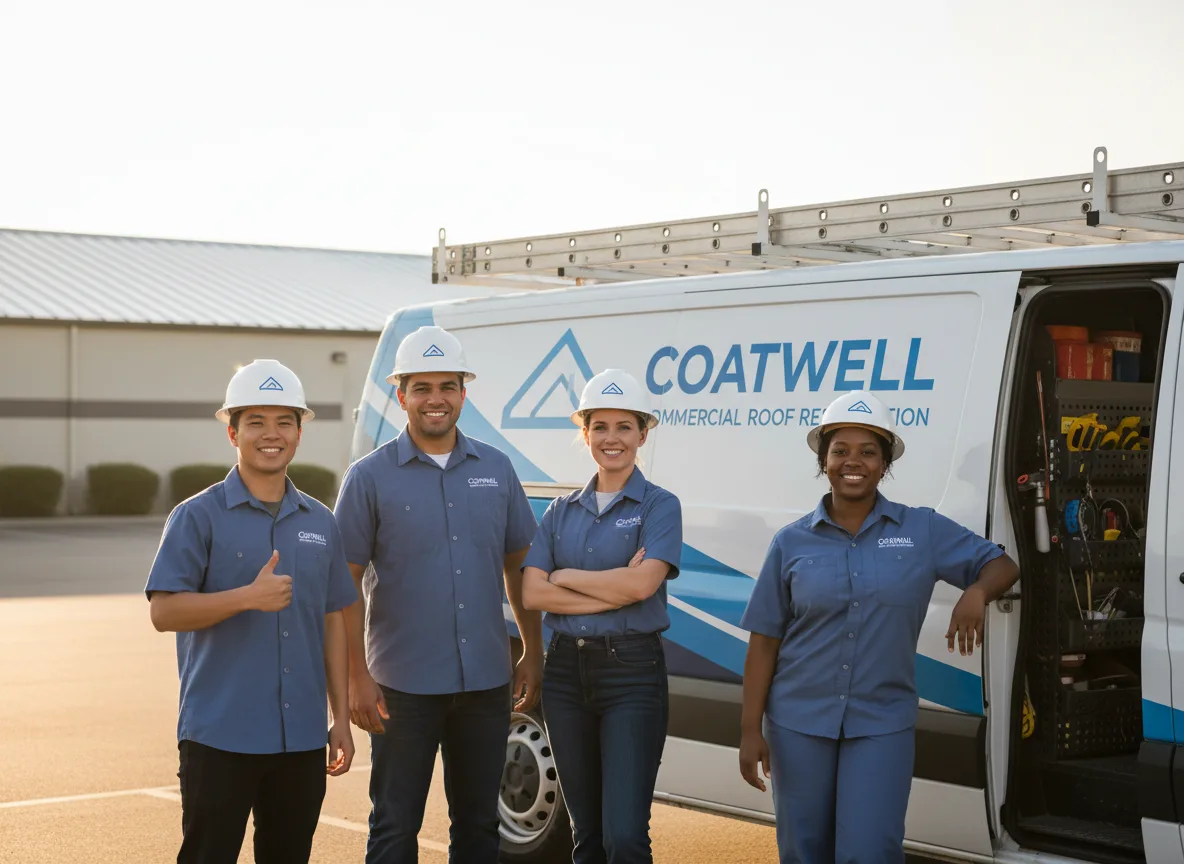 Commercial roof coating company in Milford, IL